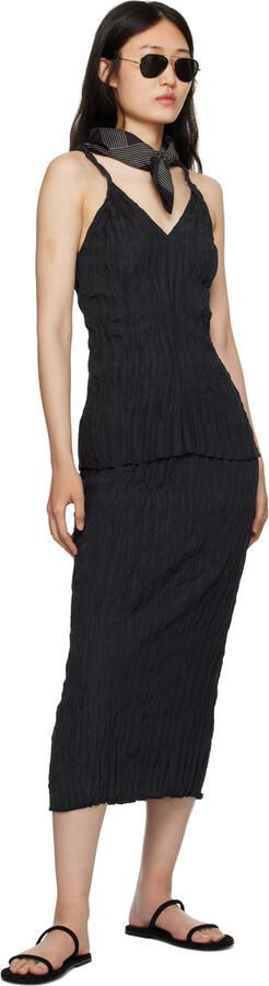 TOTEME Black 'The City Slide' Sandals - Picture 4