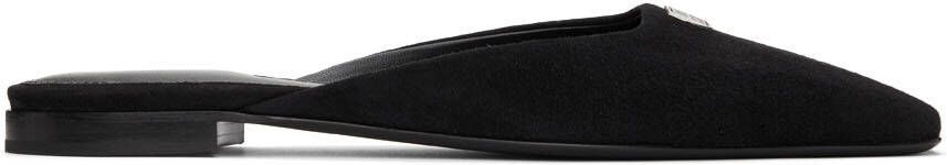 Totême Black 'The Flat Mule' Loafers - Picture 4