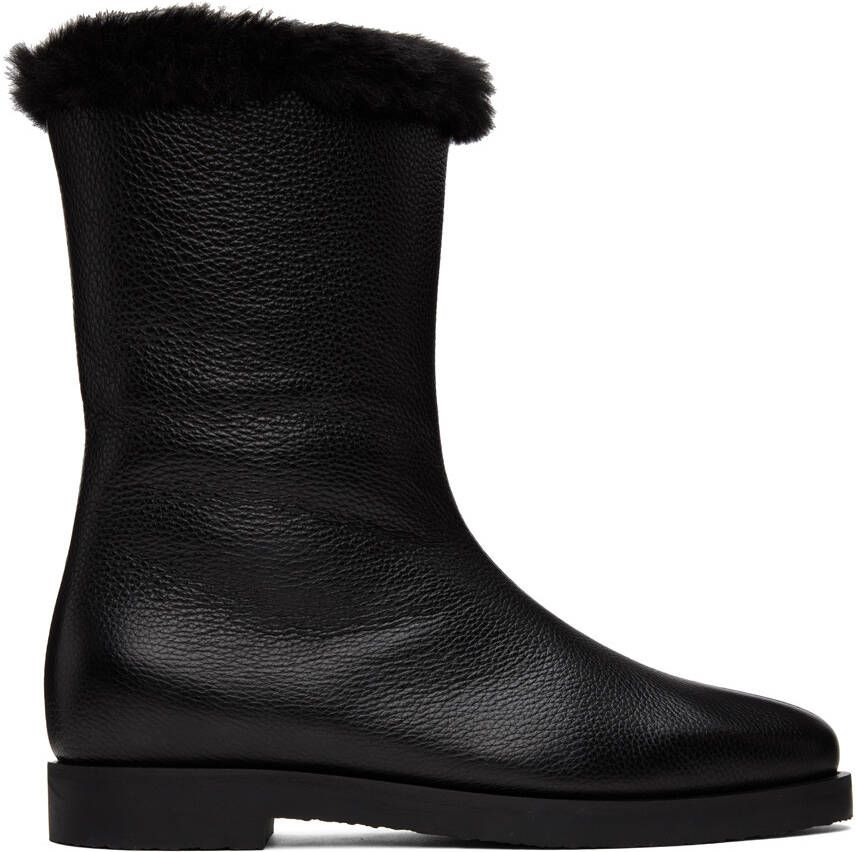Totême Black 'The Off-Duty' Boots