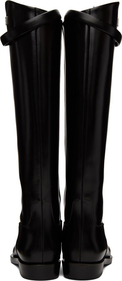 TOTEME Black 'The Riding' Tall Boots - Picture 3