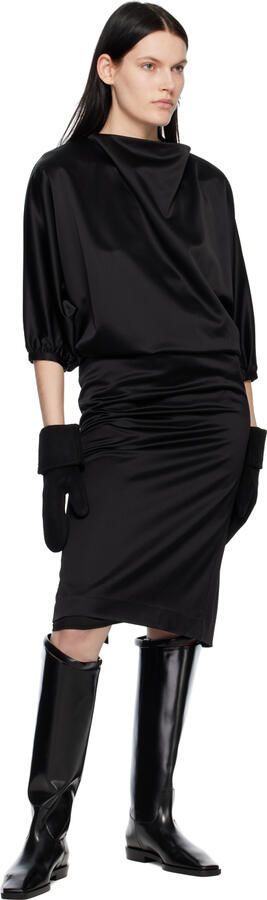 TOTEME Black 'The Riding' Tall Boots - Picture 4