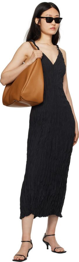 TOTEME Black 'The Strappy' Heeled Sandals - Picture 4