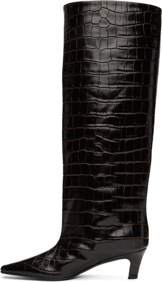 Totême Brown 'The Wide Shaft' Boots