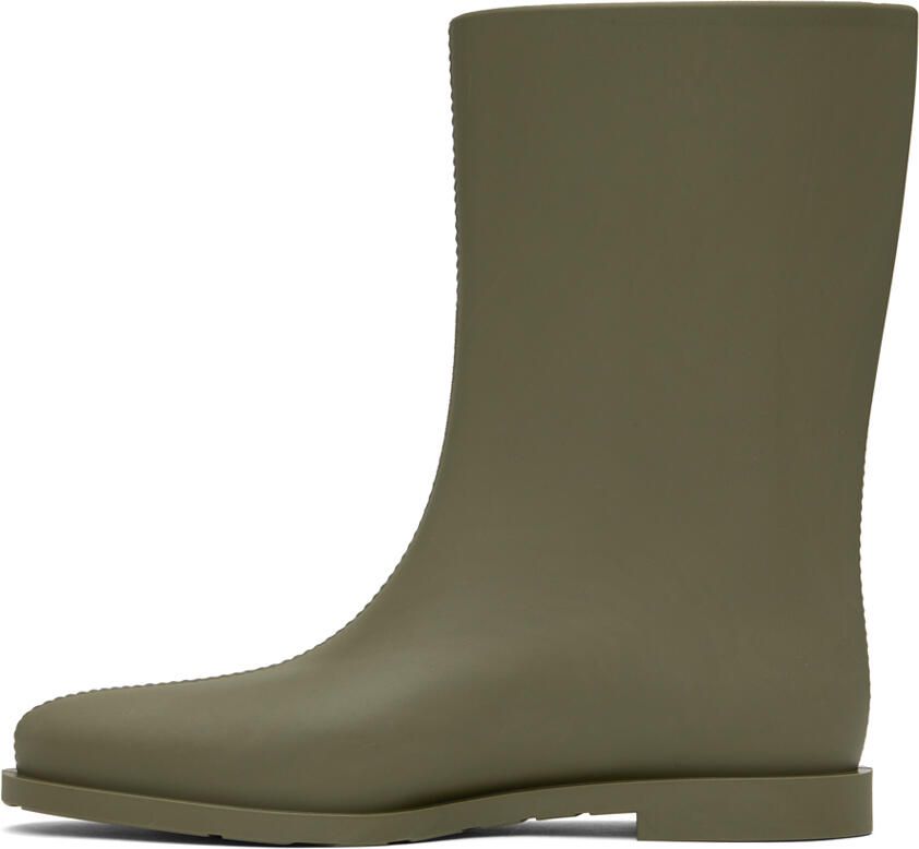 Totême Khaki Rain Boots - Picture 2