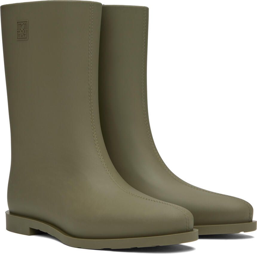 Totême Khaki Rain Boots