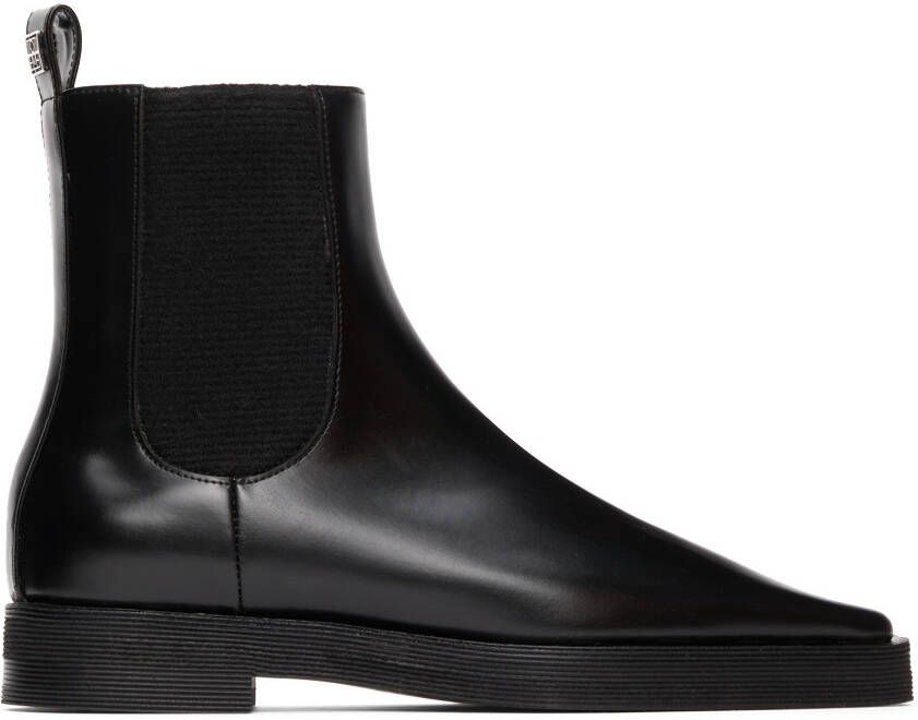 TOTEME Leather Ankle Boots - Picture 5