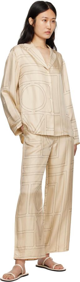 TOTEME Off-White 'The City Slide' Sandals - Picture 3