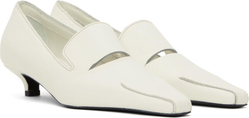 TOTEME Off-White 'The Cutout' Heels - Picture 2