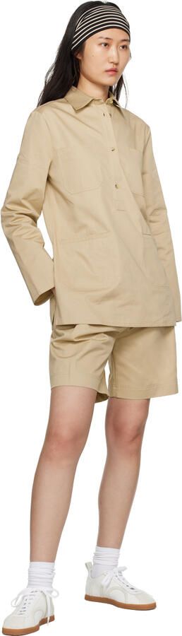 Totême Off-White 'The Leather' Sneakers - Picture 7