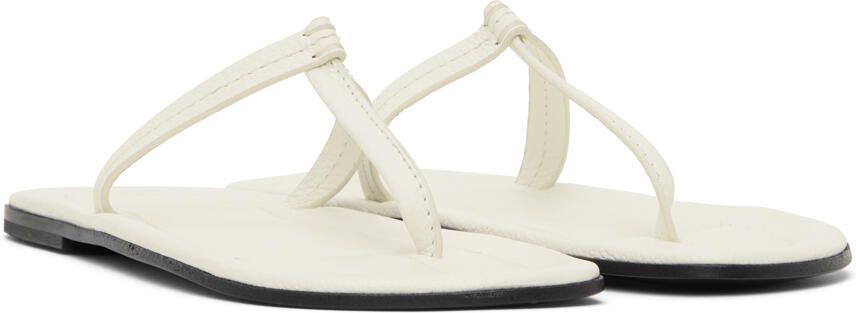 Totême Off-White 'The T-Strap' Sandals - Picture 3