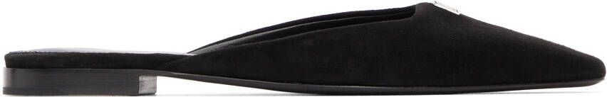 Totême Suede Flat Mules - Picture 4