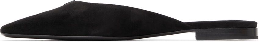 Totême Suede Flat Mules - Picture 3