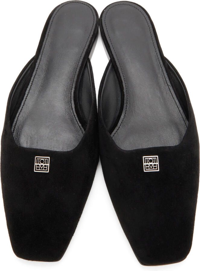 Totême Suede Flat Mules
