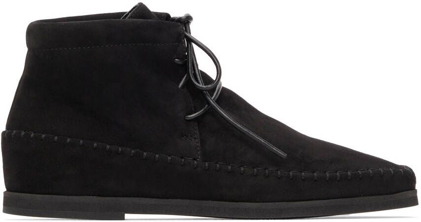TOTEME Suede High Top Moccasins - Picture 5