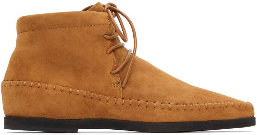 TOTEME Suede High Top Moccasins - Picture 5