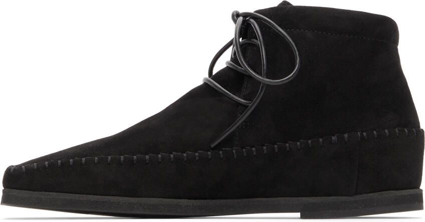 TOTEME Suede High Top Moccasins - Picture 4