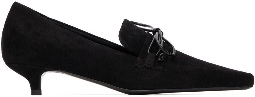 TOTEME Suede Kitten Loafer Heels - Picture 5