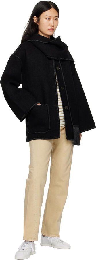 TOTEME White 'The Leather' Sneakers - Picture 4