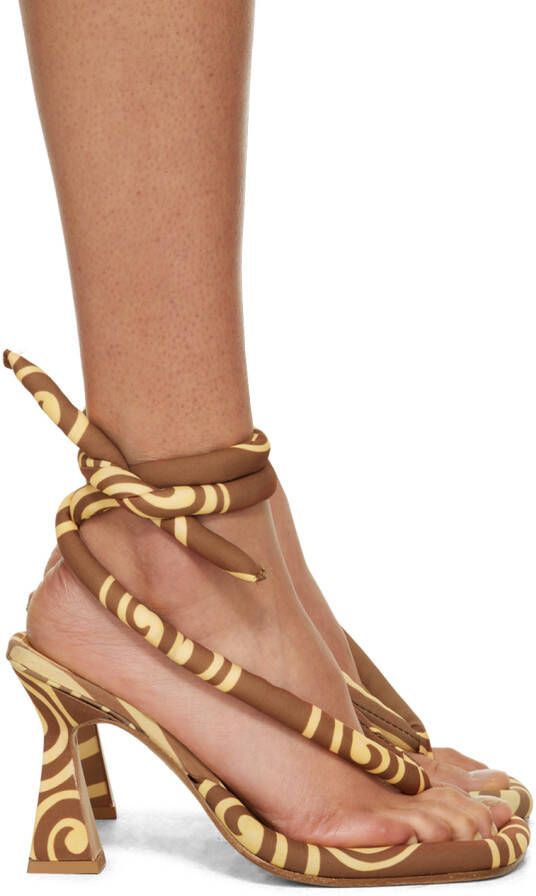 Ugo Paulon Brown Gibbs Heeled Sandals - Picture 5