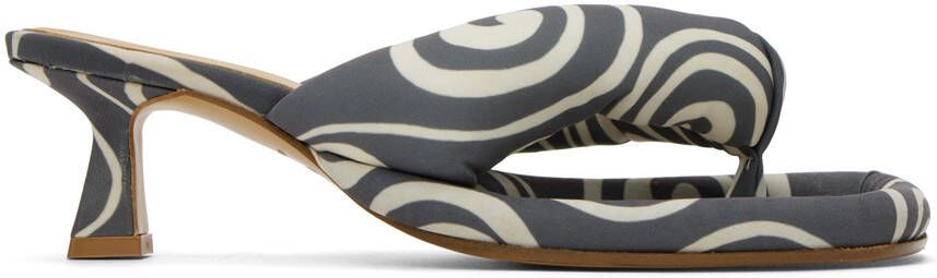 Ugo Paulon Gray Patel Heeled Sandals