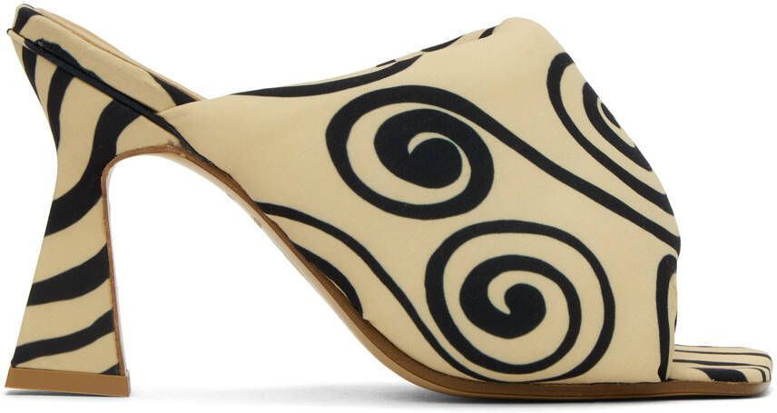 Ugo Paulon SSENSE Exclusive Beige Euan Heeled Sandals