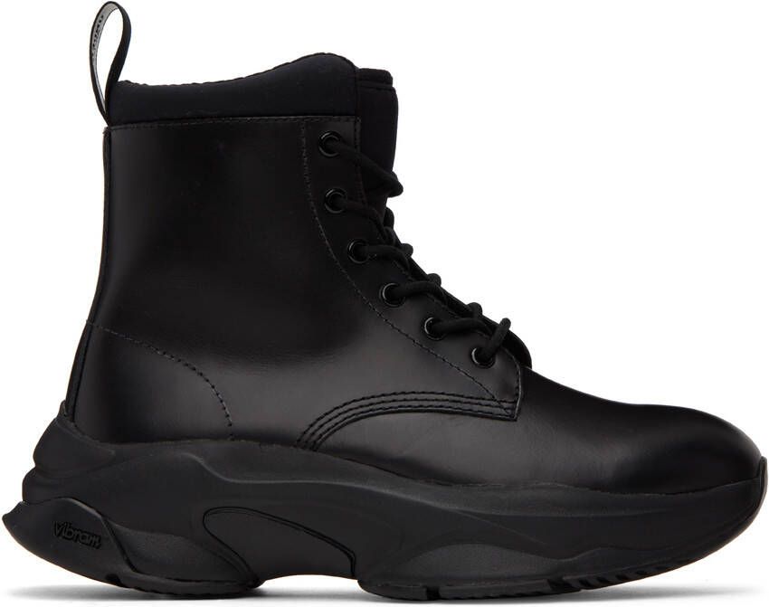 UNDERCOVER Black Polished Boots - Picture 4