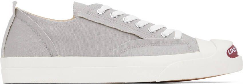 UNDERCOVER Gray Logo Sneakers - Picture 5