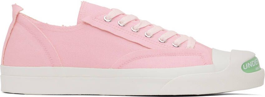 UNDERCOVER Pink Raw Edge Sneakers - Picture 5