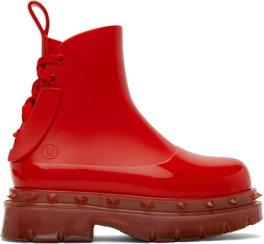 UNDERCOVER Red Melissa Edition Spikes Boots - Picture 5