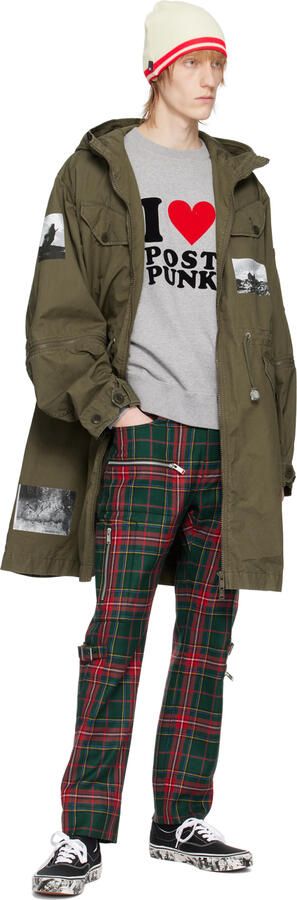 UNDERCOVER Black Printed Sneakers - Picture 3