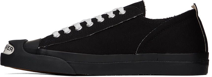 UNDERCOVER Black Raw Edge Sneakers - Picture 3