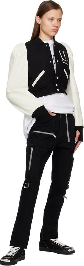 UNDERCOVER Black Raw Edge Sneakers - Picture 4