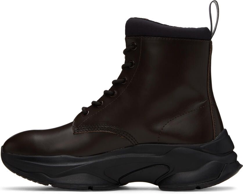 UNDERCOVER Brown Lace-Up Boots - Picture 3