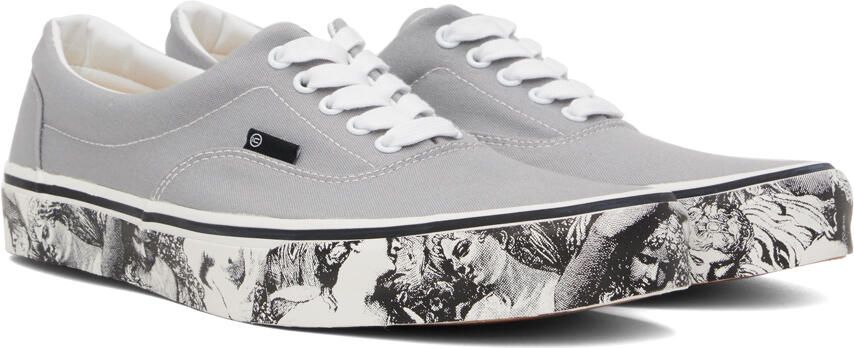 UNDERCOVER Gray Printed Sneakers - Picture 3