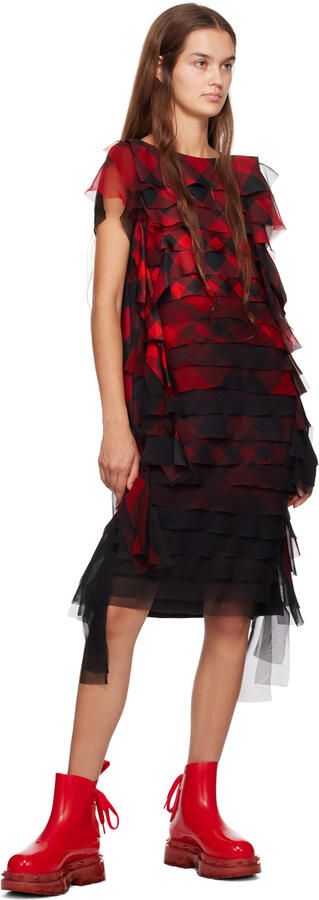 UNDERCOVER Red Melissa Edition Spikes Boots - Picture 4