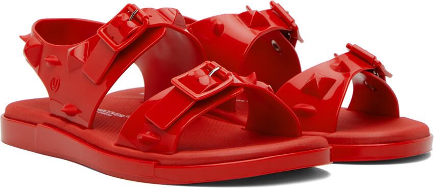 UNDERCOVER Red Melissa Edition Spikes Sandals - Picture 2