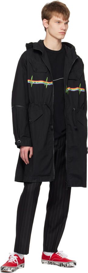 UNDERCOVER Red Printed Sneakers - Picture 3