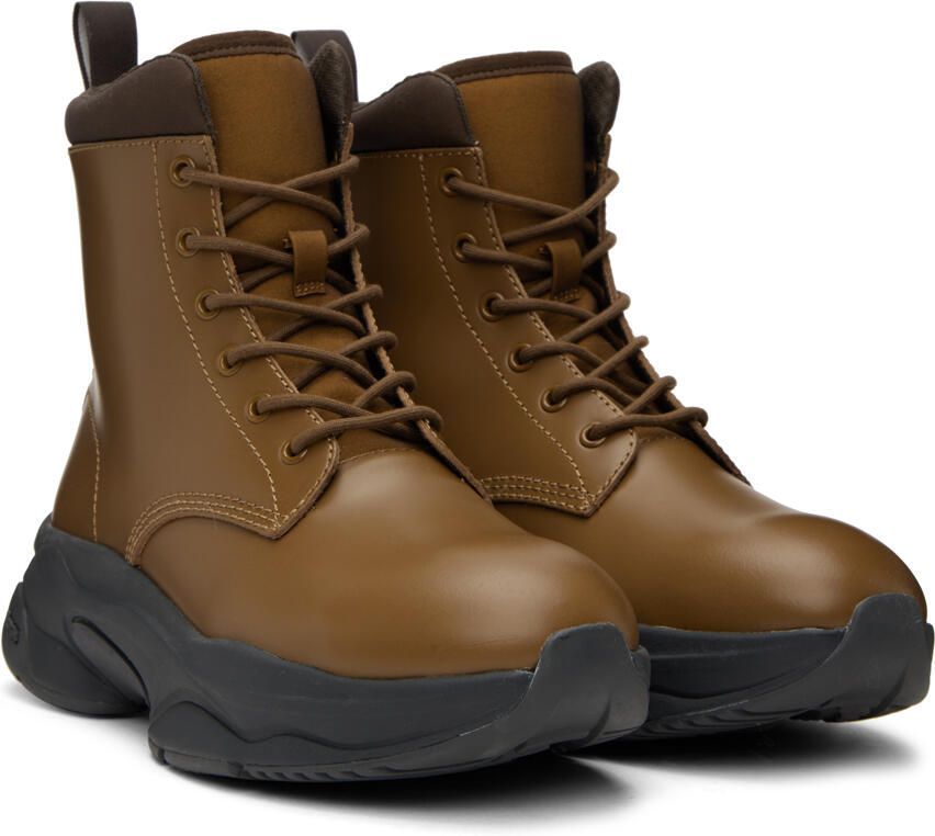 UNDERCOVER Tan Polished Boots - Picture 2