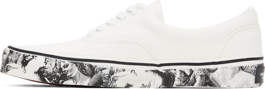 UNDERCOVER White Printed Sneakers - Picture 4