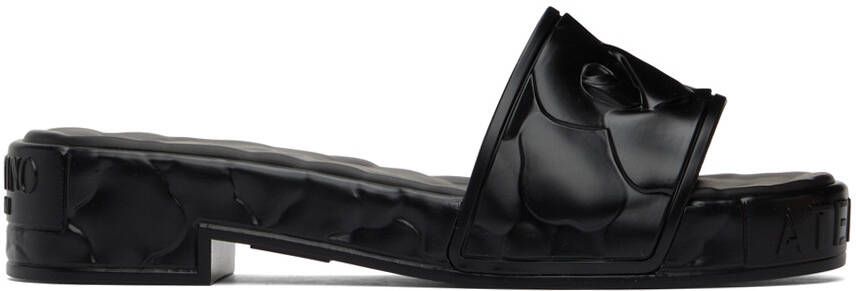 Valentino Garavani Black 03 Rose Edition Atelier Heeled Sandals - Picture 5