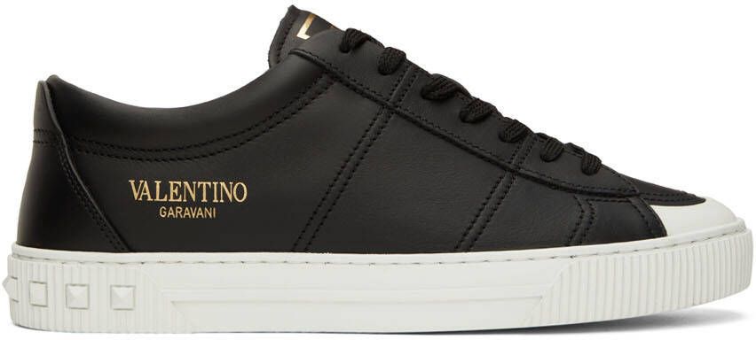 Valentino Garavani Black CityPlanet Sneakers - Picture 5