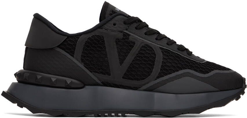 Valentino Garavani Black Netrunner Sneakers - Picture 5