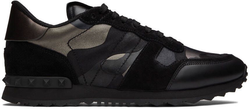Valentino Garavani Black Rockrunner Sneakers - Picture 5