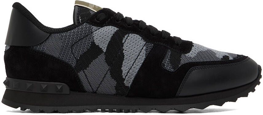 Valentino Garavani Black Rockrunner Sneakers - Picture 5