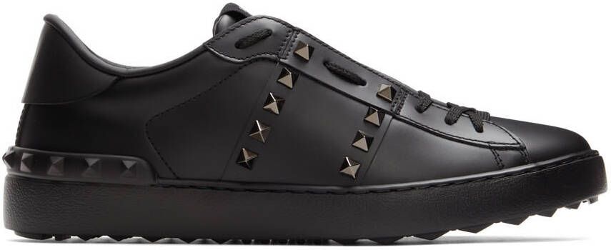 Valentino Garavani Black Rockstud Untitled Sneakers - Picture 5