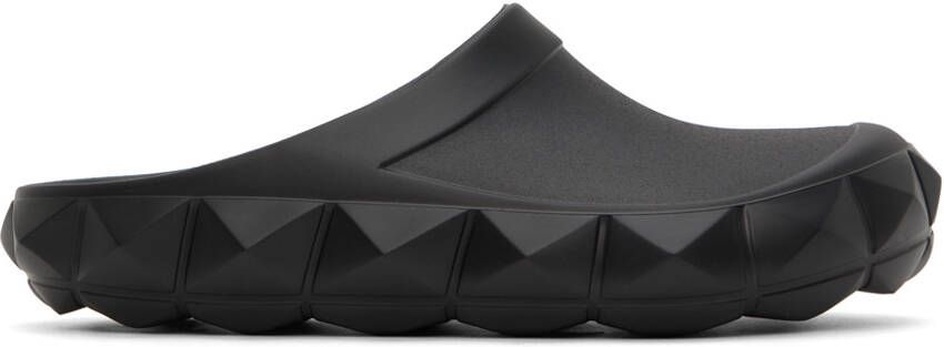 Valentino Garavani Black Roman Stud Turtle Clogs