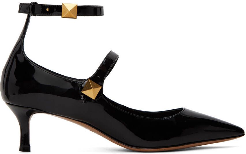 Valentino Garavani Black Tiptoe Heels - Picture 5