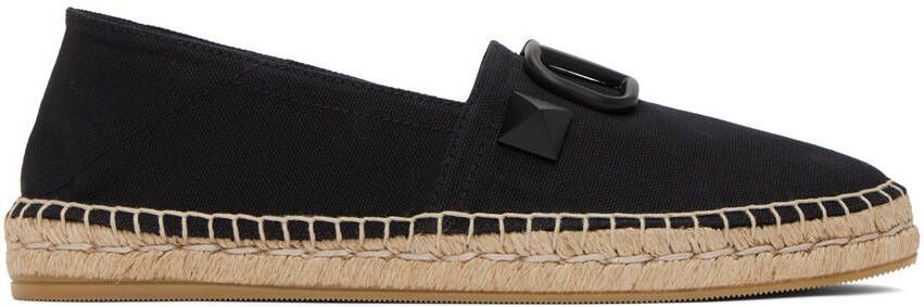 Valentino Garavani Black VLogo Espadrilles - Picture 5