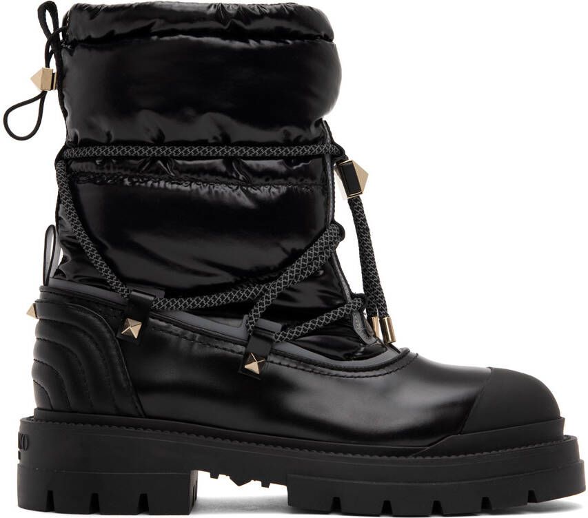 Valentino Garavani Black XCombat Boot