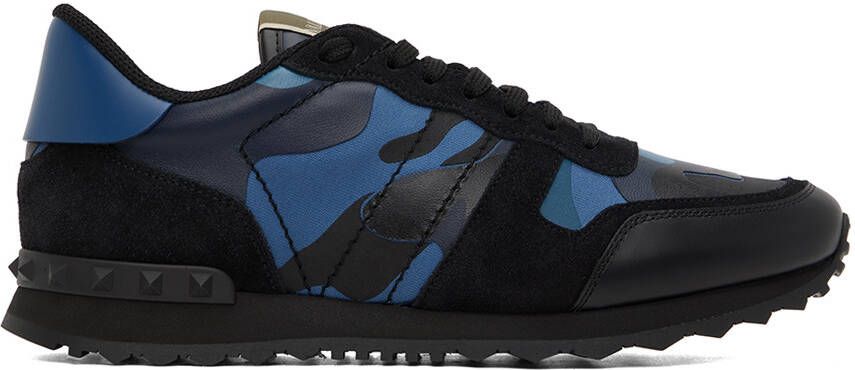 Valentino Garavani Blue Rockrunner Sneaker - Picture 5